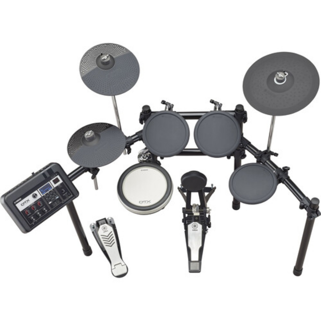 Yamaha - DTX6K-X Electronic Drum Set w/ Foot Pedal &amp; Drum Stool