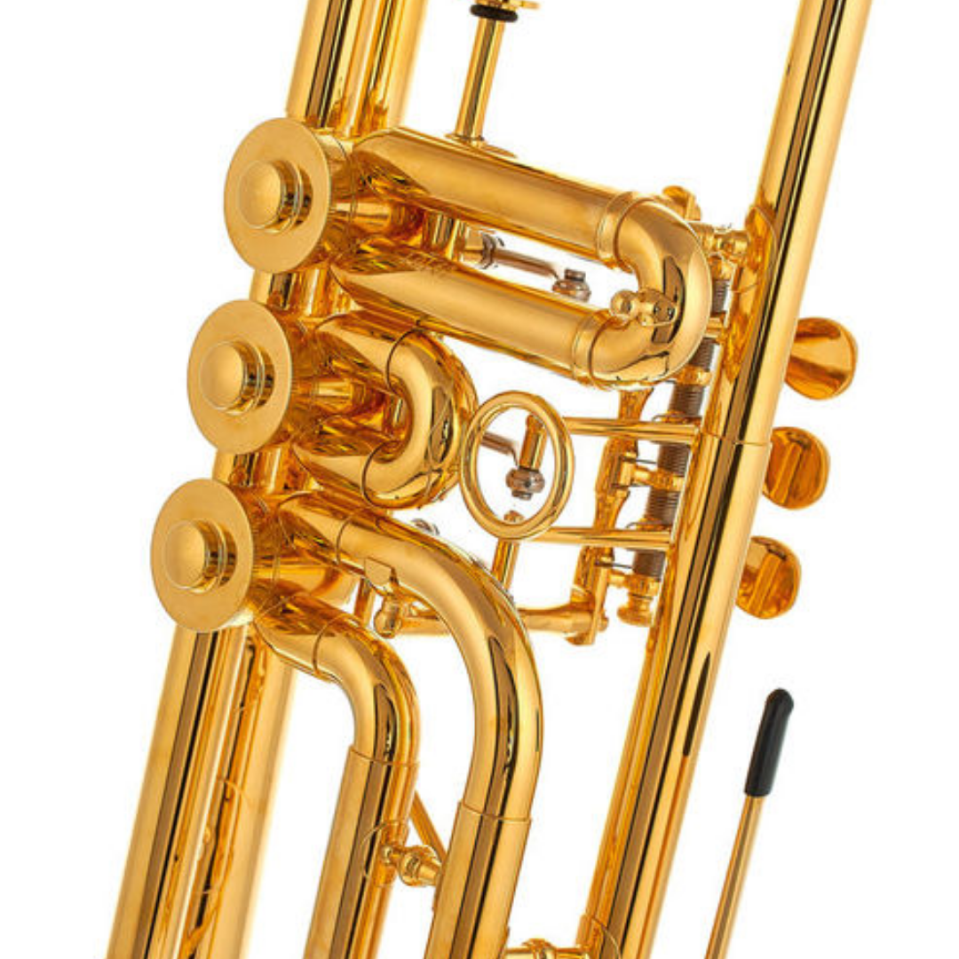 Schagerl - Meisterinstrumente - Wien Rotary Bb Trumpet (Gold Plated)