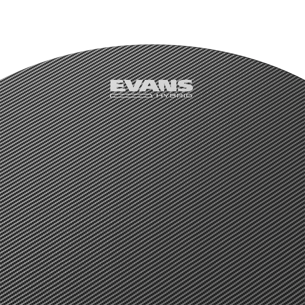 Evans - Hybrid Grey 14&quot; Marching Snare Drum Head-Percussion-Evans-Music Elements