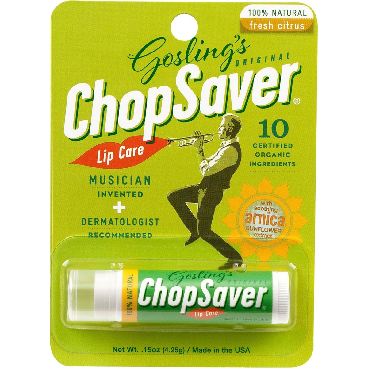 Gosling's ChopSaver Lip Care (.15 oz)-Accessories-ChopSaver-Music Elements