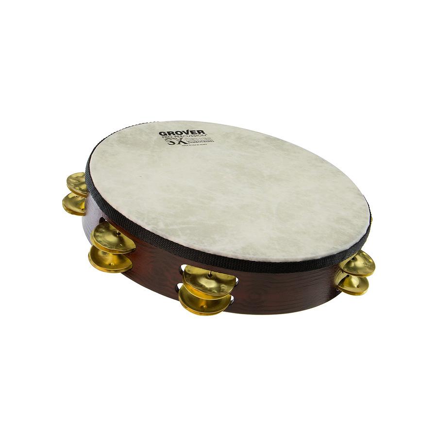 Grover Pro - SX Plus™ Brass Double-Row Tambourine (10&quot;)