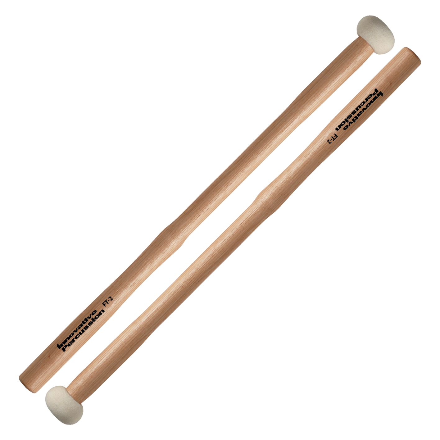 Innovative Percussion - Marching Tenor Hickory Shaft Drumsticks/Mallets-Percussion-Innovative Percussion-FT-2 Multi-Tom Mallet (Hard Felt)-Music Elements