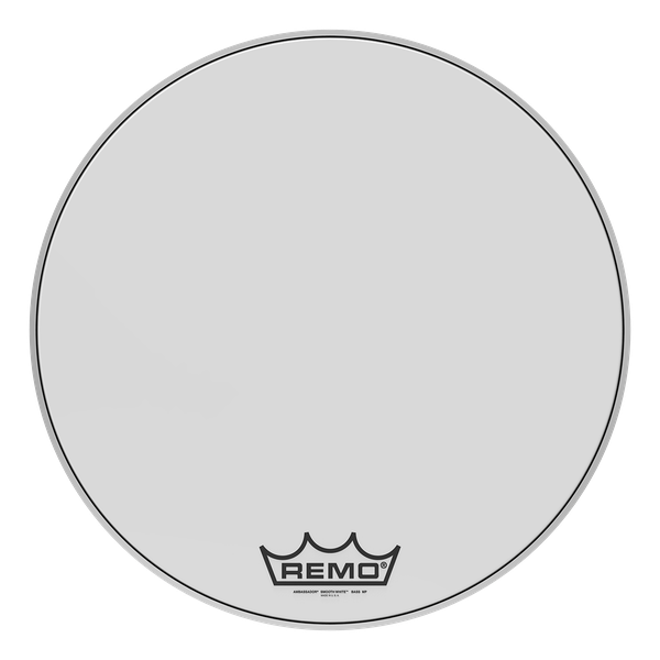Remo - Smooth White Bass Drum Heads