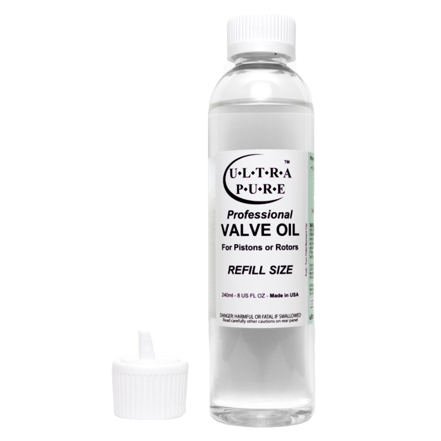 Ultra Pure - Valve Oil 8oz. Refill-Lubricants-Ultra Pure-Music Elements