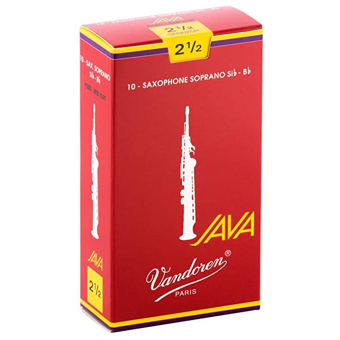 Vandoren - Java "Filed - Red Cut" Soprano Saxophone Reeds-Saxophone-Vandoren-Music Elements