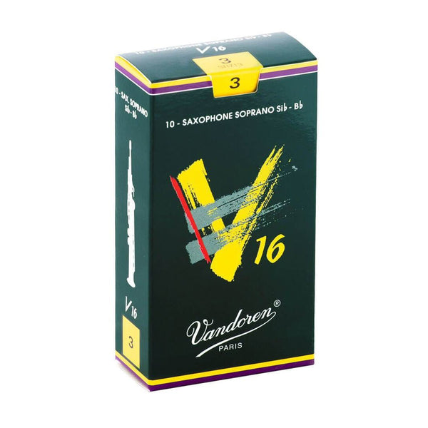管楽器・吹奏楽器 Vandoren Saxophone Soprano Vandoren - V16 Soprano Saxophone Reeds - Music Elements