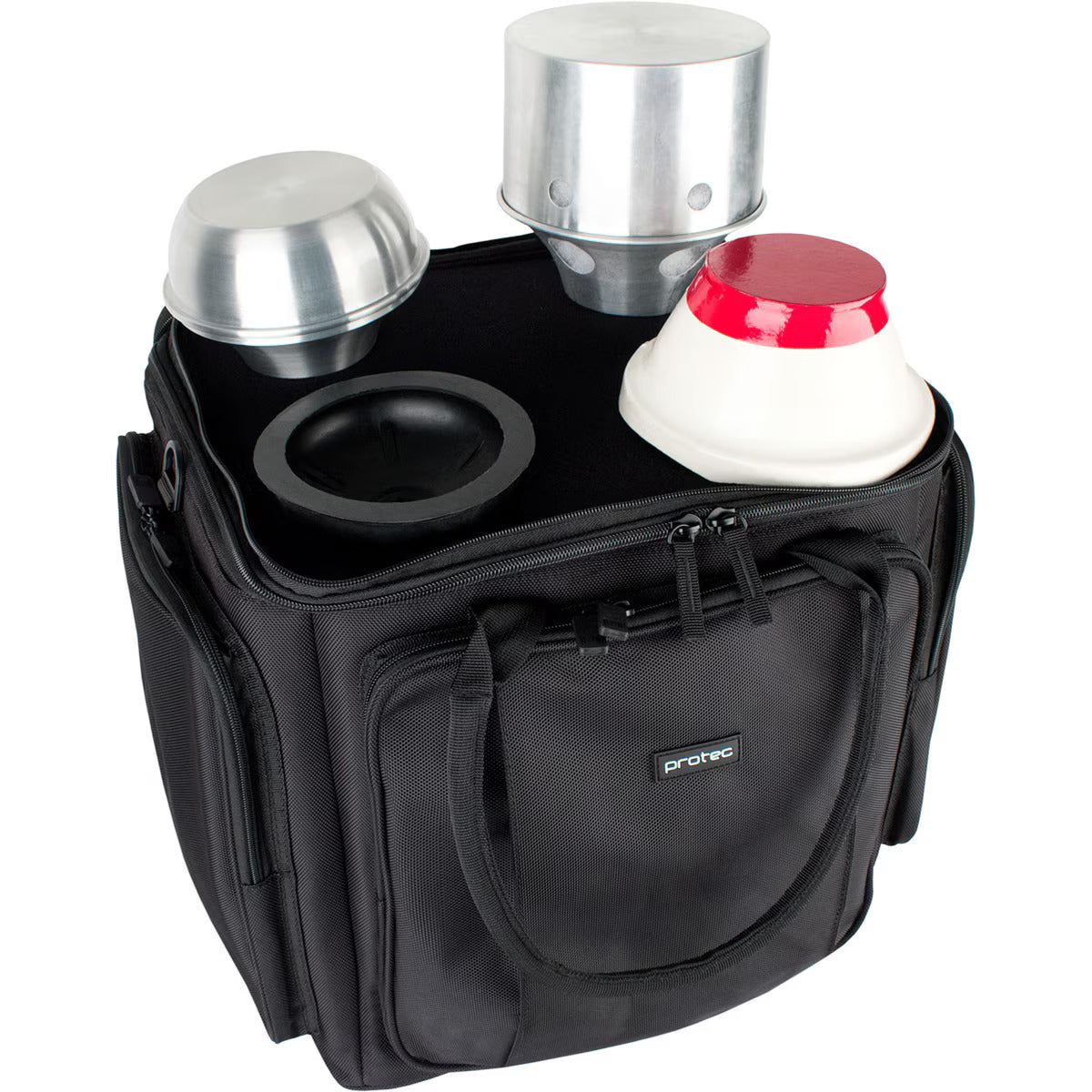 Protec - M406 Tenor Trombone Four-Pack Mute Bag w/ Modular Walls & Mute Holder
