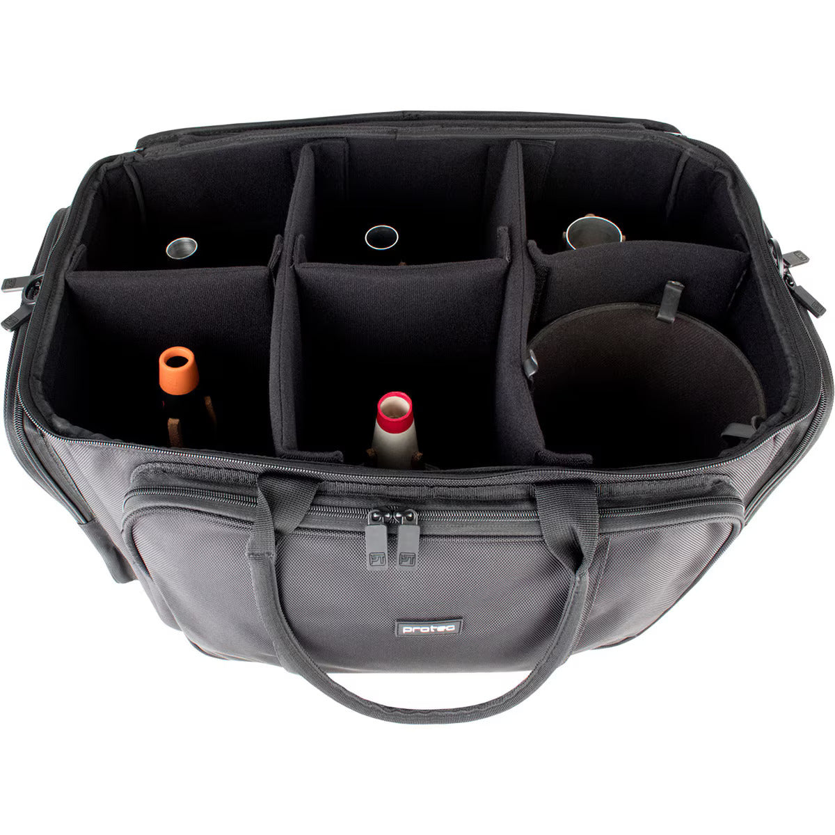 Protec - M407 Tenor Trombone Six-Pack Mute Bag w/ Modular Wall & Mute Holder