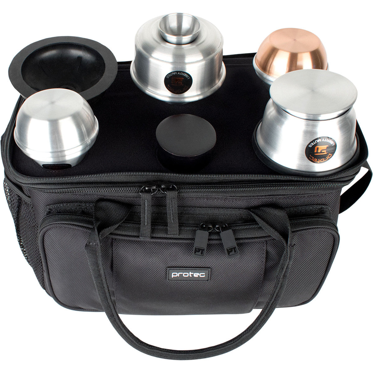 Protec - M408 Trumpet Six-Pack Mute Bag w/ Modular Walls &amp; Mute Holder