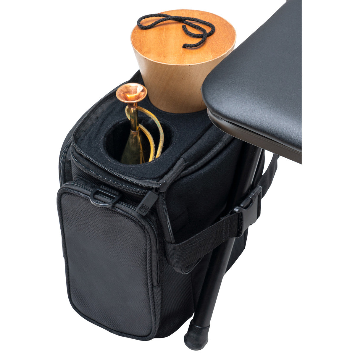 Protec - M409 French Horn Two-Pack Mute Bag w/ Modular Wall &amp; Mute Holder