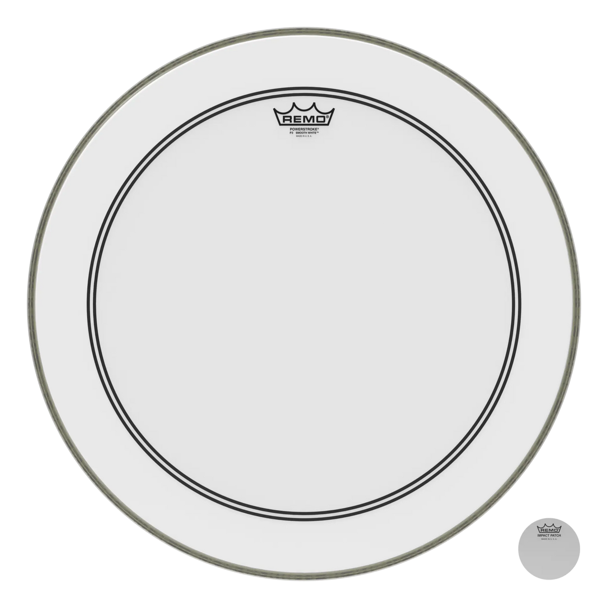 Remo - Powerstroke 3 Smooth White Bass Drum Head