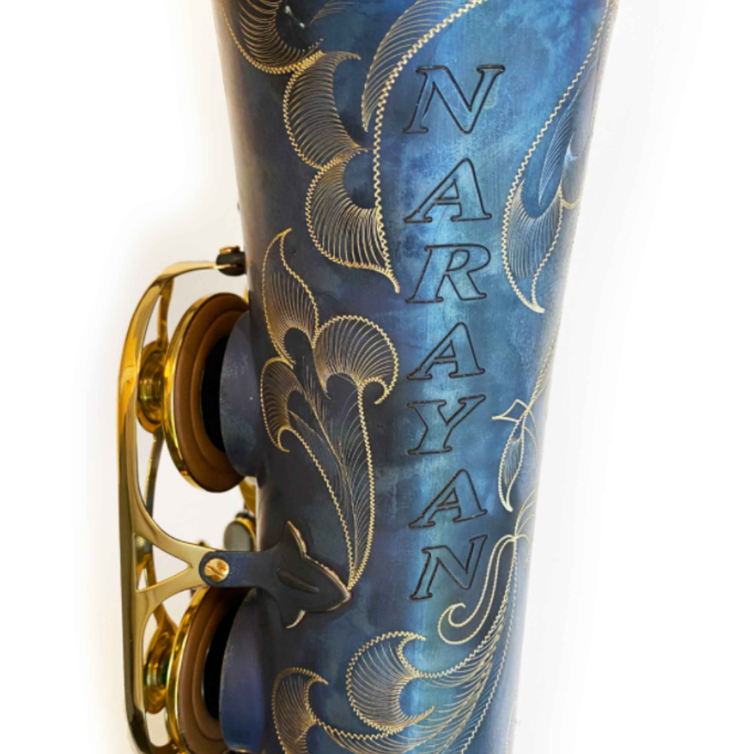 THEO WANNE - NARAYAN Tenor Saxophone (Vintified w/ Gold Lacquer Keys)