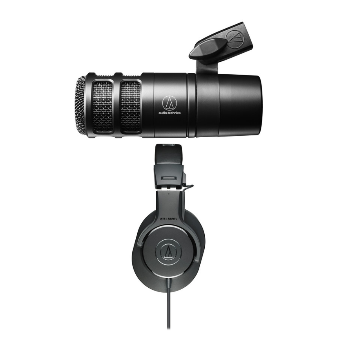 Audio-Technica AT2020 Microphone and Headphones Pack