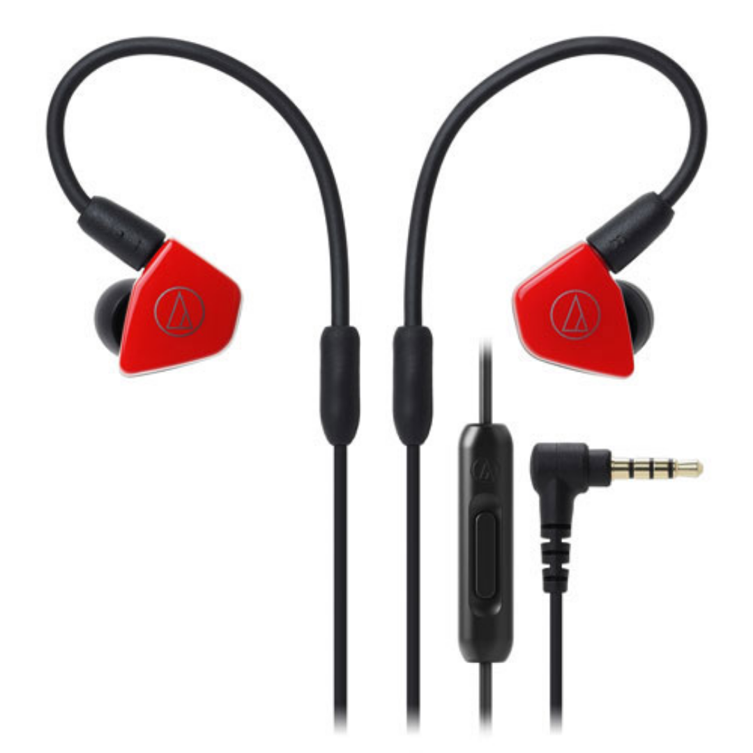 Audio-Technica - ATH-LS50iS Professional In-Ear Monitor Headphone w/ In-line Mic &amp; Control