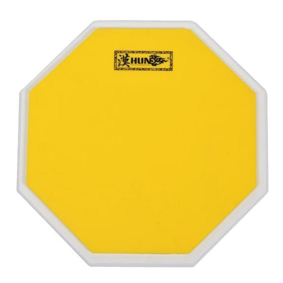 Han Flag - 10&quot; Drum Practice Pads-Percussion-Han Flag-Yellow-Music Elements