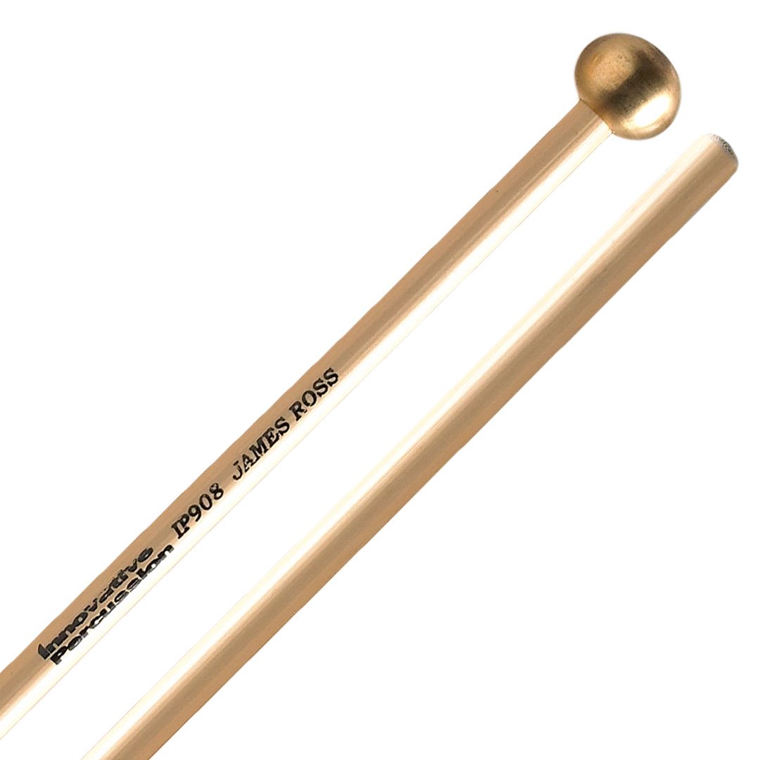 Innovative Percussion - James Ross Series Xylophone/Glockenspiel Concert Mallets-Percussion-Innovative Percussion-IP908: Medium Brass Xylophone/Glockenspiel-Music Elements