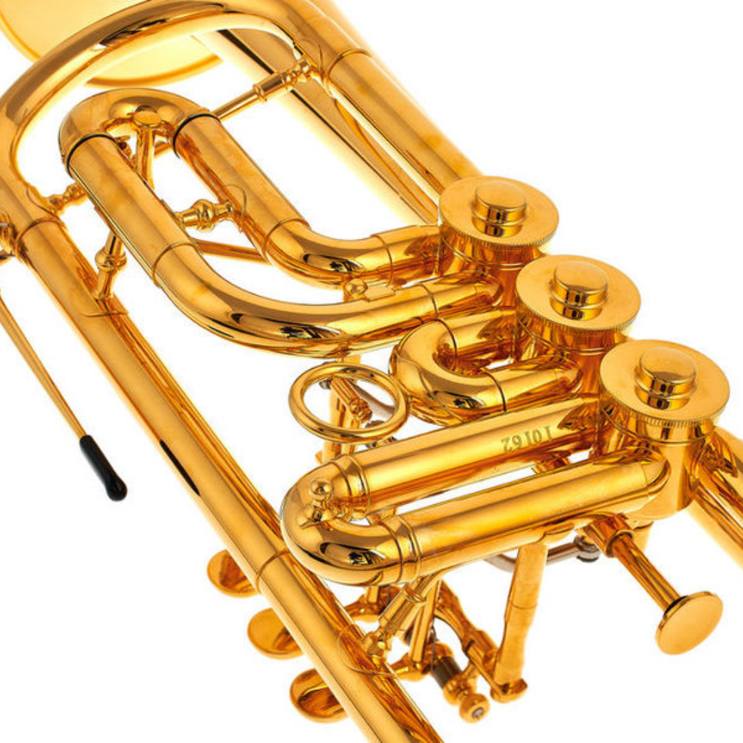 Schagerl Meisterinstrumente Wien Rotary Bb Trumpet Gold