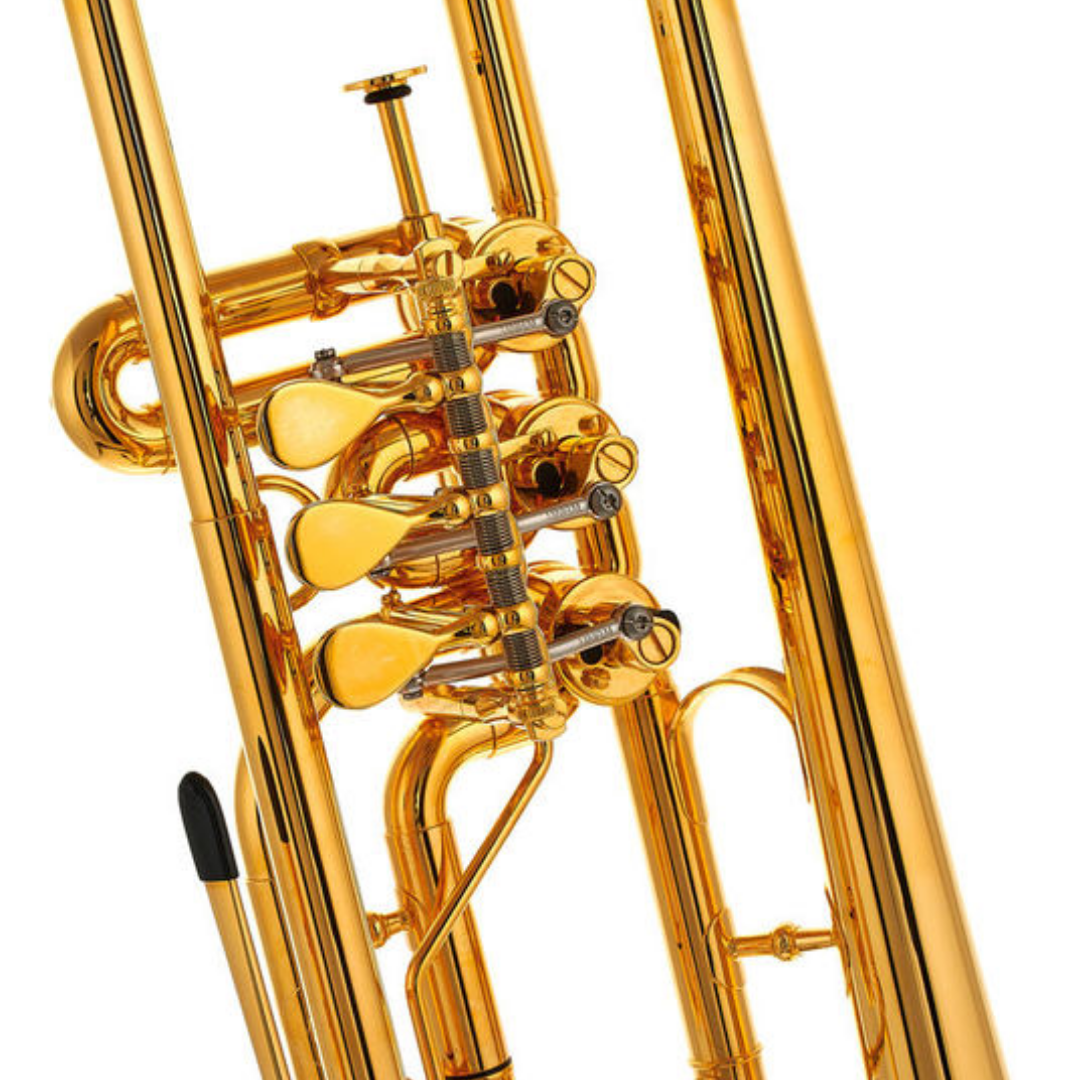 Schagerl - Meisterinstrumente - Wien Rotary Bb Trumpet (Gold Plated)