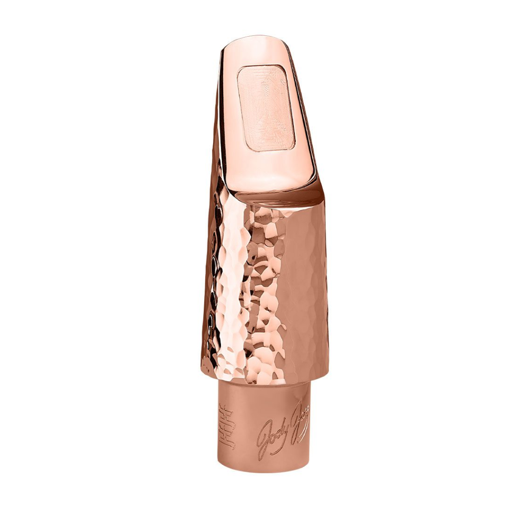 JodyJazz - Hand-Hammered HH Limited Edition Tenor Saxophone Mouthpiece With Power Ring Bundle (Rose Gold)