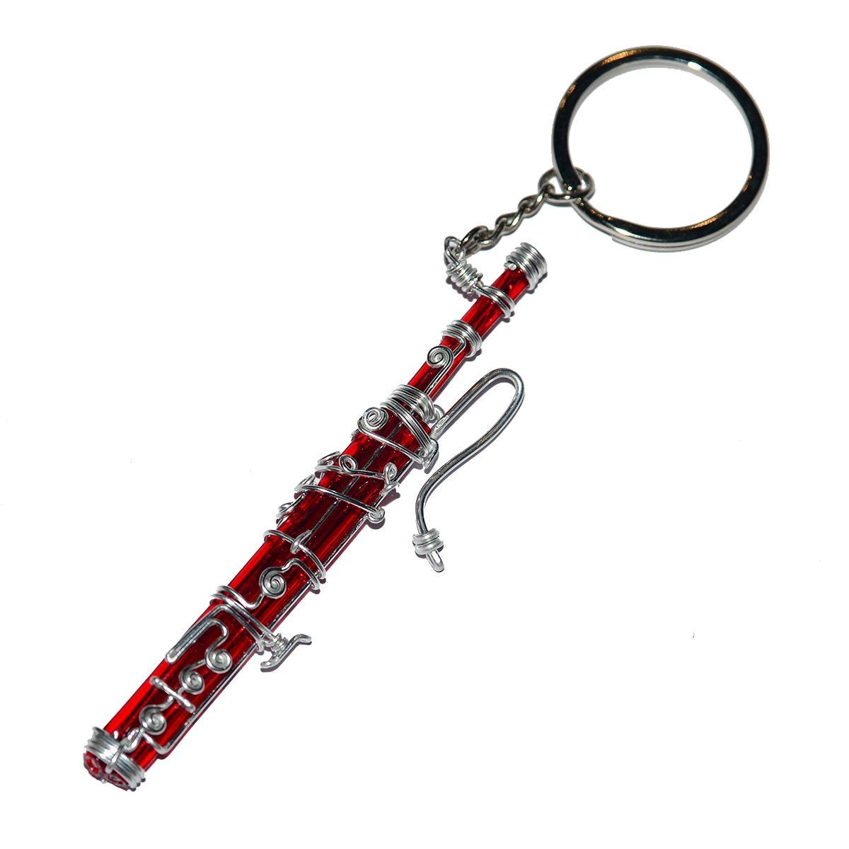 Wire Art Walker - Bassoon Keychain-Accessories-Wire Art Walker-Music Elements