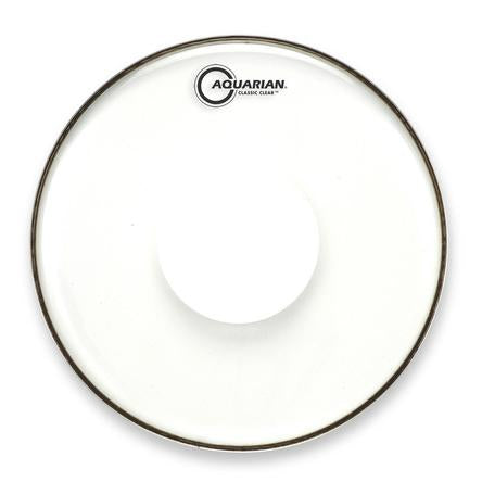 Aquarian - Classic Clear Series Power Dot Single Ply Batter Drum Heads-Percussion-Aquarian-Music Elements