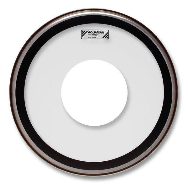 Aquarian - Hi-Energy Series Single Ply Power Dot Clear Snare Drum Heads-Percussion-Aquarian-Music Elements