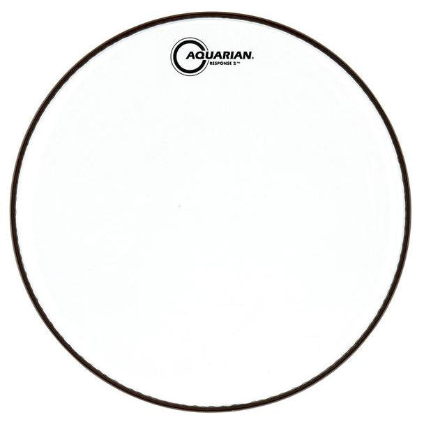 Aquarian - Response 2 Series Clear Batter Drum Heads-Percussion-Aquarian-Music Elements