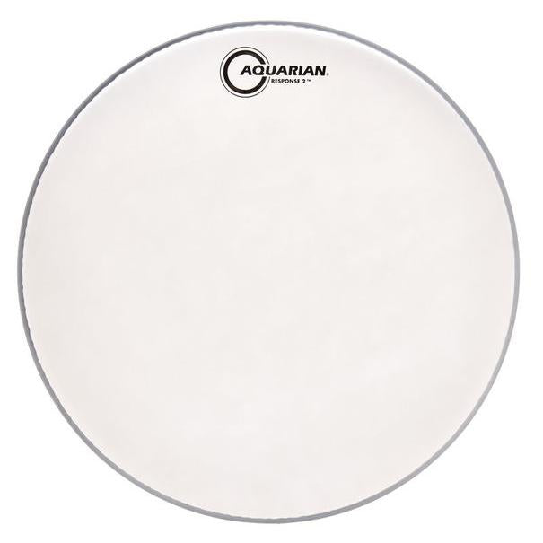 Aquarian - Response 2 Series Coated Batter Drum Heads-Percussion-Aquarian-10" White-Music Elements