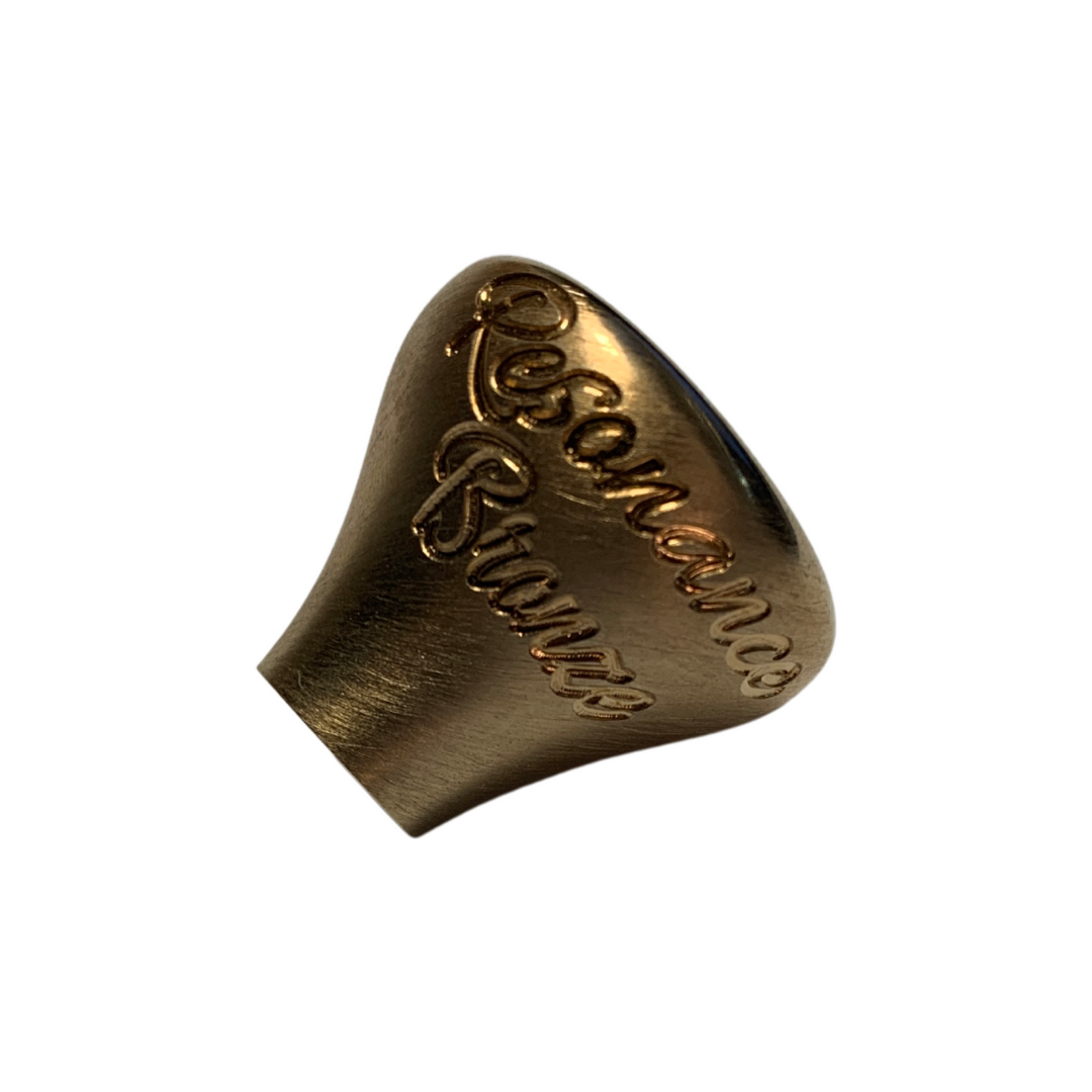 AR Resonance - Bronze Gold Trumpet Mouthpiece Tops - Music Elements