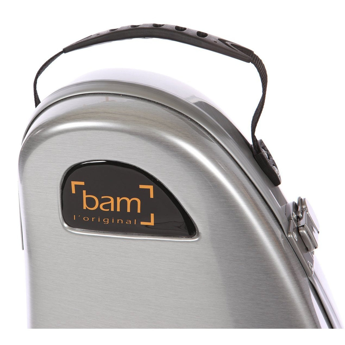 Bam - La Defense Hightech Alto Saxophone Case with Pocket (Brushed Aluminium)-Case-Bam-Music Elements