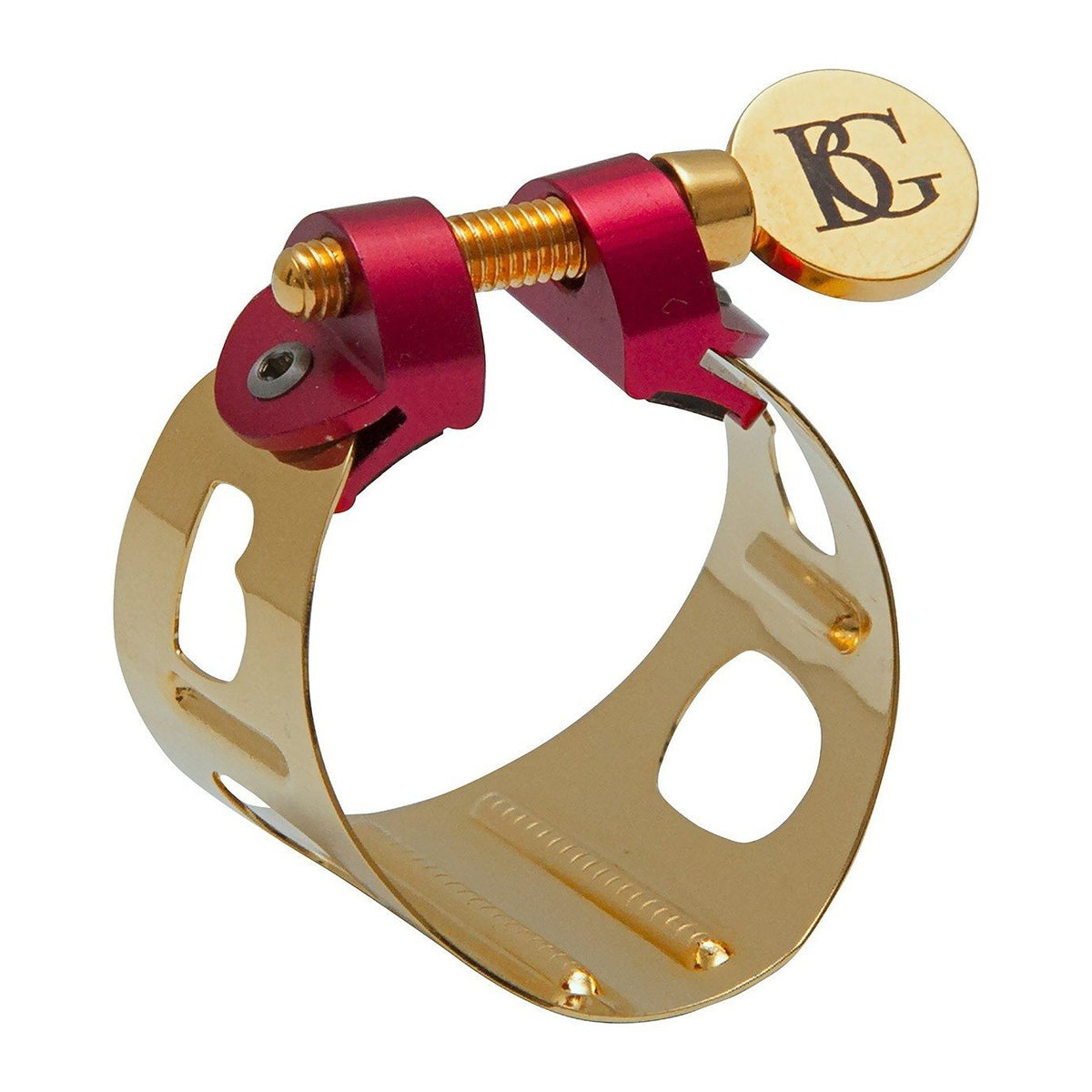 BG France - Duo Ligatures for Alto Saxophone/Bb Clarinet-Ligature-BG France-Gold Plated-Music Elements