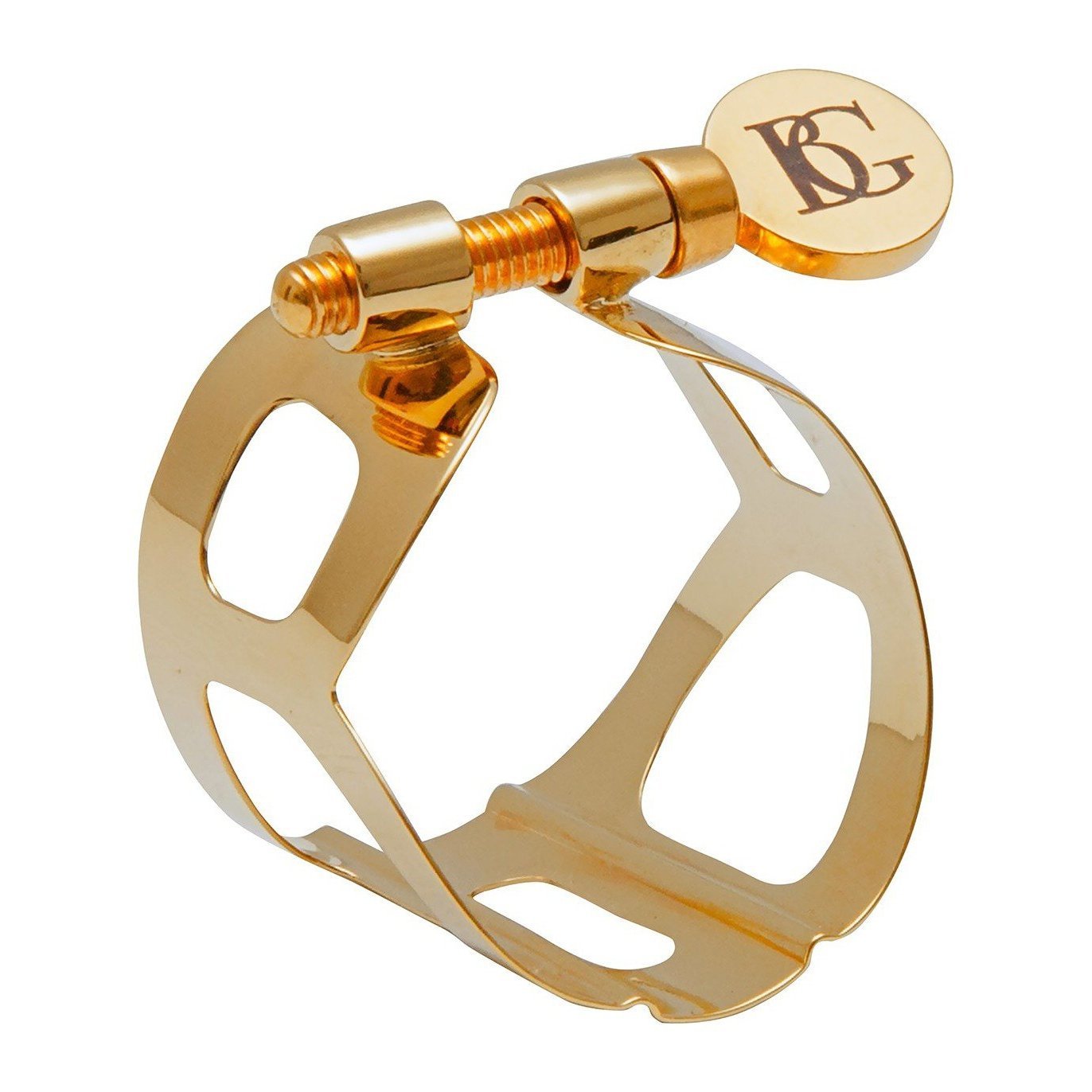 BG France - Tradition Ligatures for Baritone Saxophone-Ligature-BG France-Gold Lacquered-Music Elements
