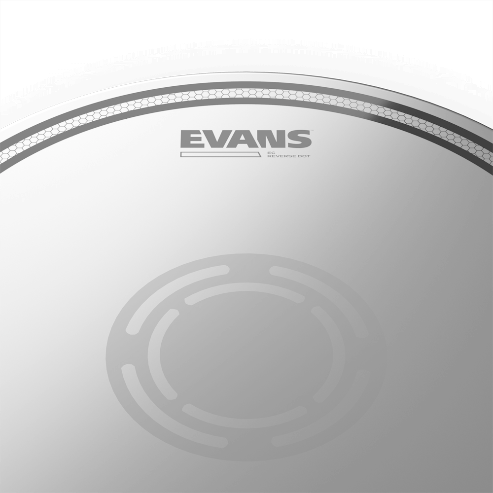 Evans - EC Reverse Dot 14&quot; Snare Drum Head-Percussion-Evans-Music Elements