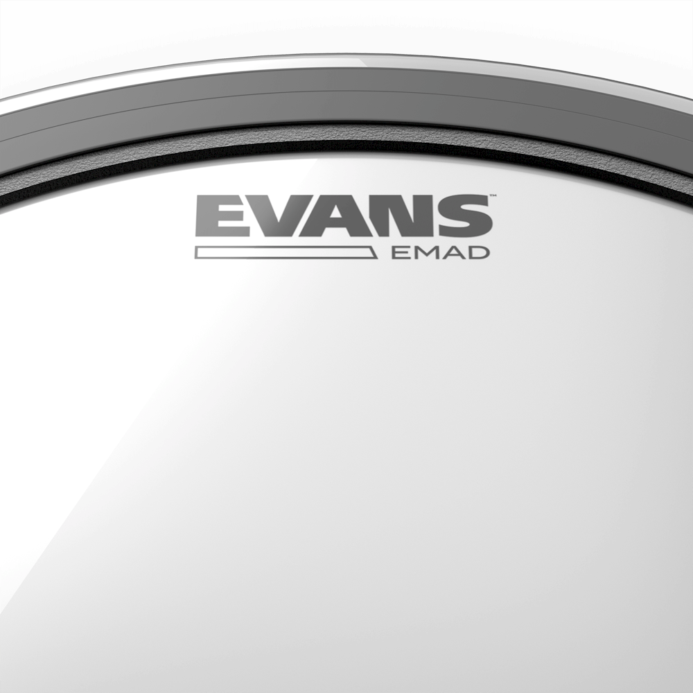 Evans - EMAD Clear Batter 22&quot; Bass Drum Head-Percussion-Evans-Music Elements