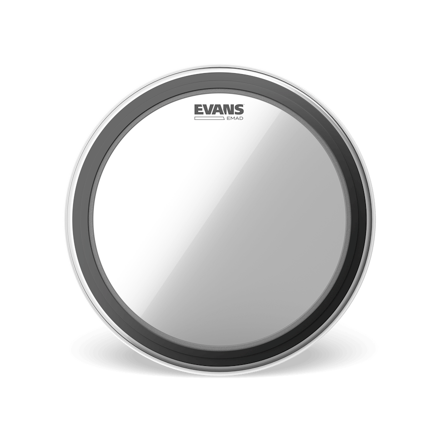 Evans - EMAD Clear Batter 22" Bass Drum Head-Percussion-Evans-Music Elements