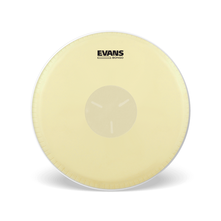 Evans - Tri-Center Bongo Drum Heads (Pack of 7 1/4" & 8 5/8")-Percussion-Evans-Music Elements