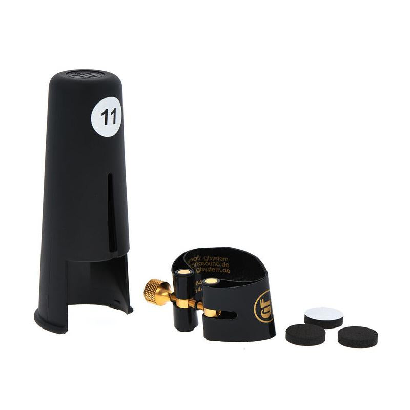 GF-System - Gold-Line Baritone Saxophone Ligature-Accessories-GF-System-Music Elements