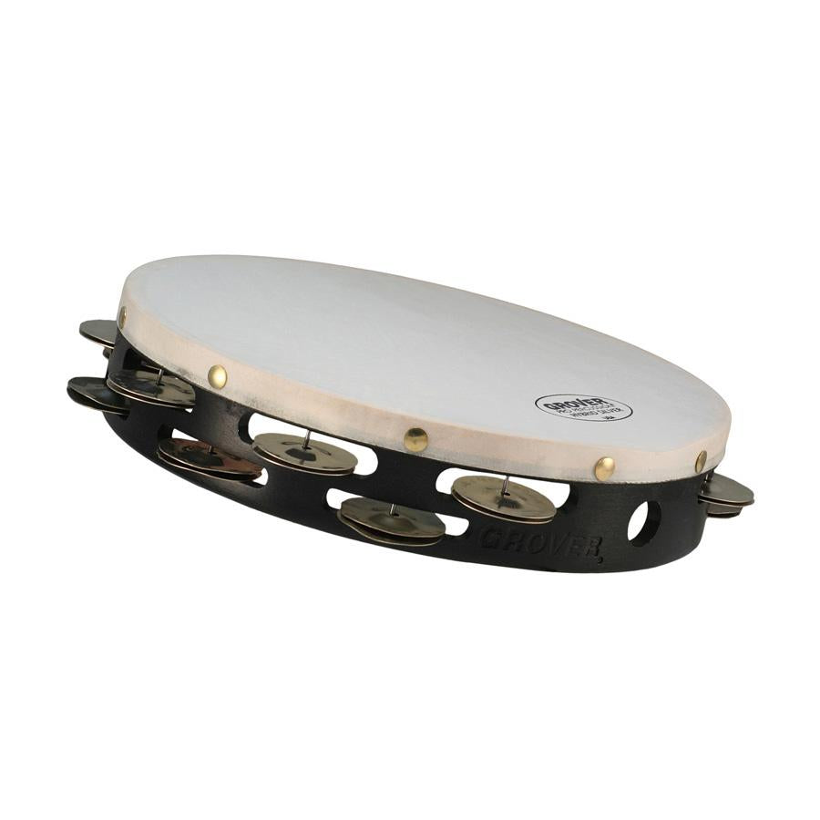 Grover Pro - Hybrid Silver Double Row Tambourine (10&quot;)