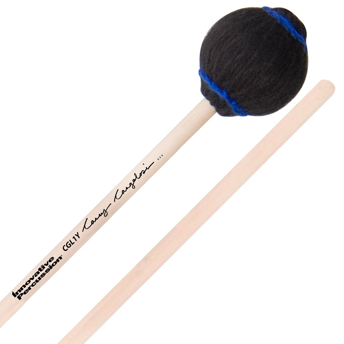 Innovative Percussion - Casey Cangelosi Series Concert Marimba Mallets-Percussion-Innovative Percussion-CGL1Y: Soft (with Soft Yarn Wrap)-Music Elements
