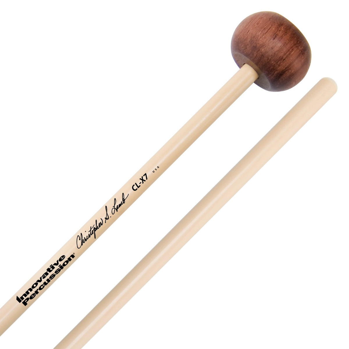 Innovative Percussion - Christopher Lamb Orchestral Series Concert Xylophone Mallets-Percussion-Innovative Percussion-CL-X7: Medium/Wood Disk-Music Elements