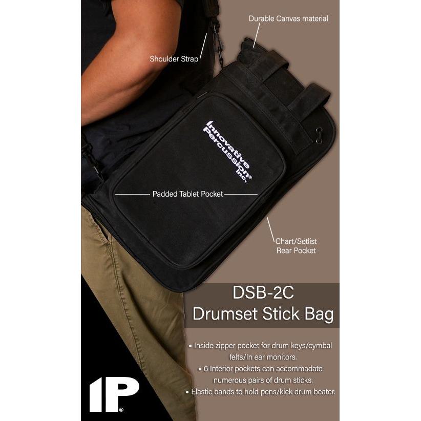 Innovative Percussion - Deluxe Drumset Canvas Stickbag-Percussion-Innovative Percussion-Music Elements