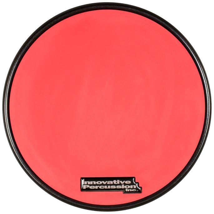 Innovative Percussion - Practice Pads-Percussion-Innovative Percussion-RP-1R Red Gum Rubber Pad with Black Rim-Music Elements