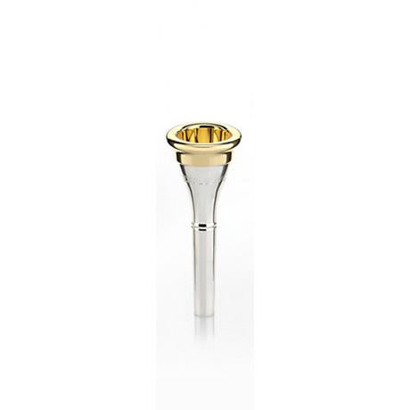 Josef Klier - &quot;Exclusive&quot; M Series French Horn Mouthpieces-Mouthpiece-Josef Klier-WM01CM-Silver Plated with Gold Rim-Music Elements