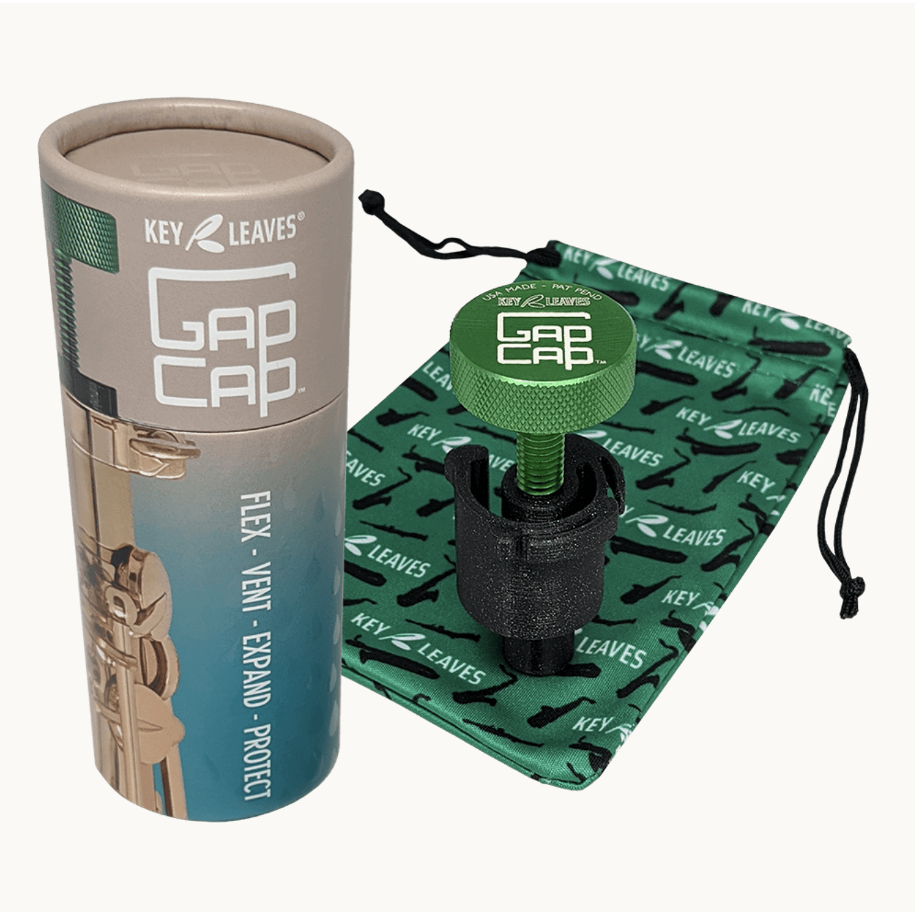 Key Leaves - GapCap (for Alto, Tenor Saxophones)-Accessories-Key Leaves-Music Elements