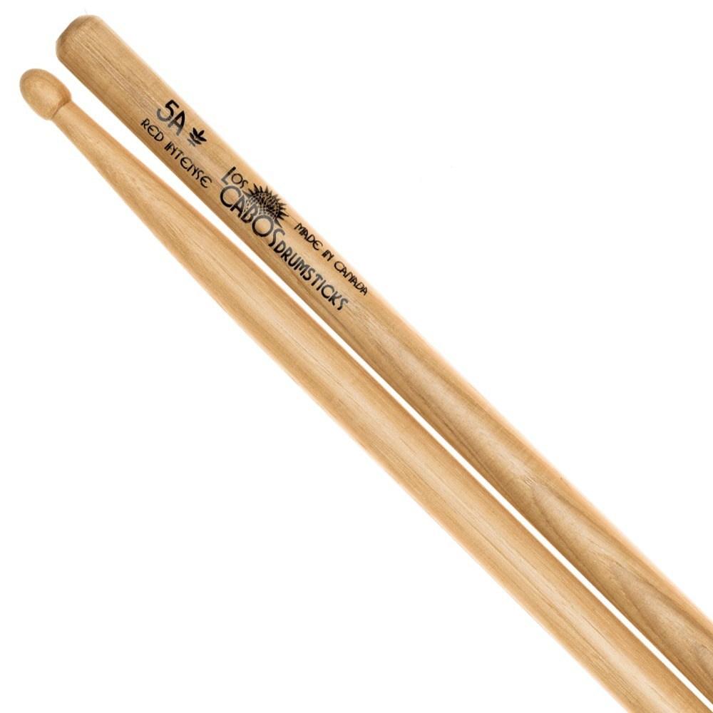 Los Cabos - 5A Intense Red Hickory Drumsticks-Percussion-Los Cabos-Music Elements