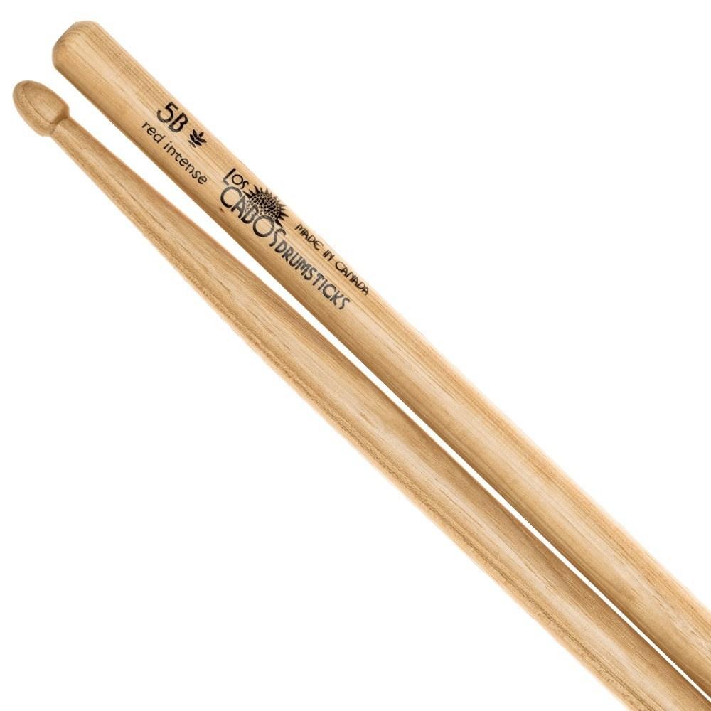 Los Cabos - 5B Intense Red Hickory Drumsticks-Percussion-Los Cabos-Music Elements