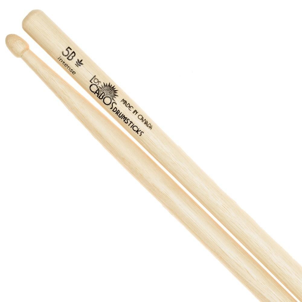 Los Cabos - 5B Intense White Hickory Drumsticks-Percussion-Los Cabos-Music Elements