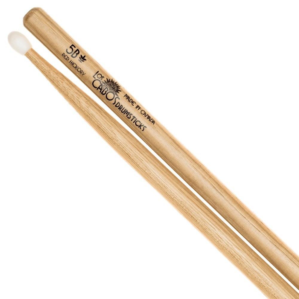 Los Cabos - 5B Nylon Red Hickory Drumsticks-Percussion-Los Cabos-Music Elements