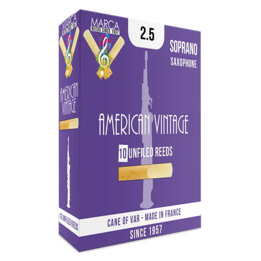 Marca - American Vintage Soprano Saxophone Reeds-Reed-Marca-Music Elements