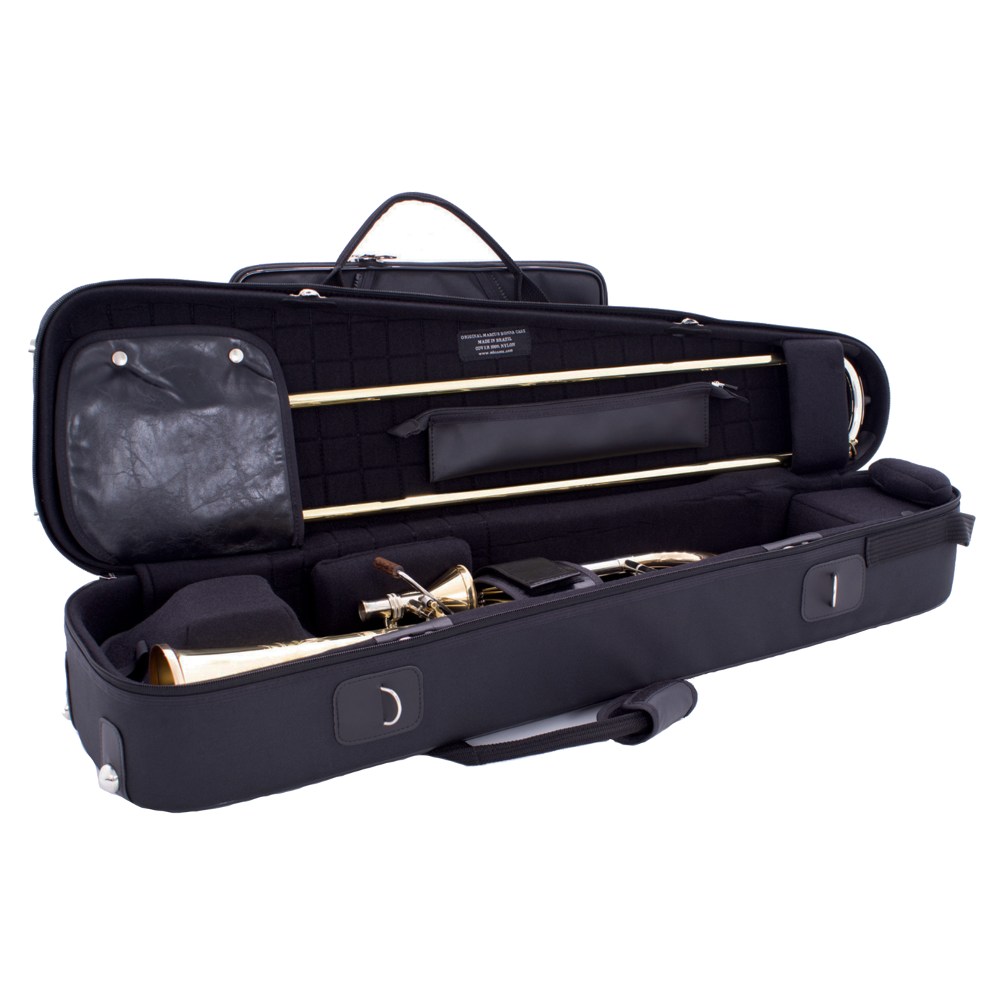 Tonebones Instrument Case Marcus Bonna - Nylon Detachable Bell Tenor Trombone Case - Music Elements